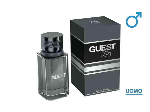Tertio UOMO GUEST men's perfume 100ml Fluid Elegance, Crafted in Italy
